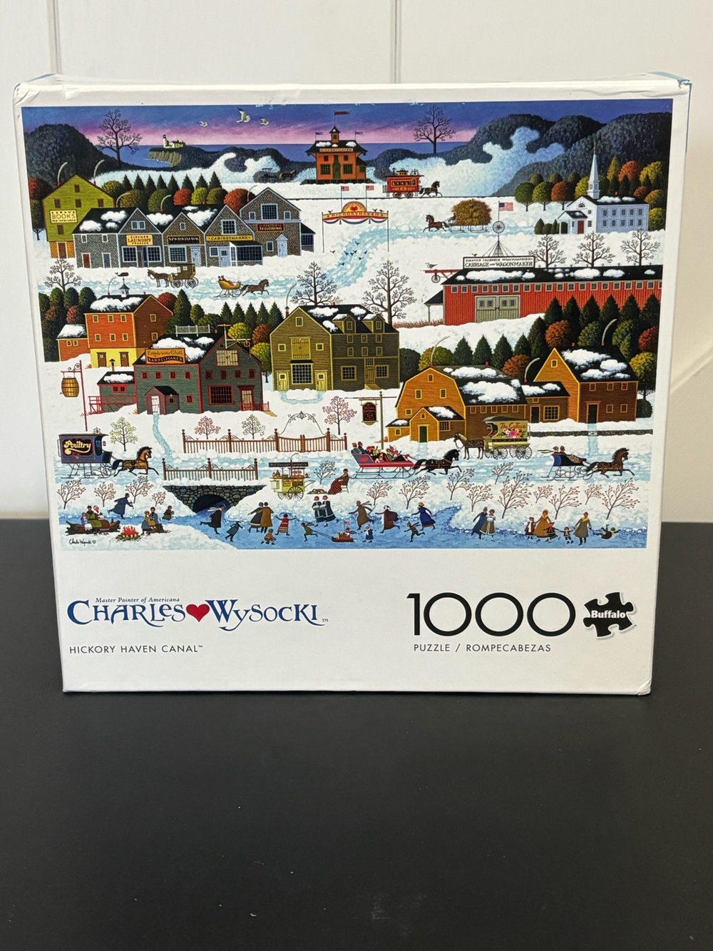 Buffalo Charles Wysocki Hickory Haven Canal 1000-Piece Puzzle
